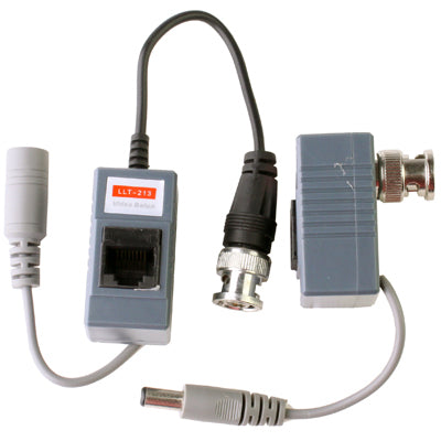 2 PCS CCTV Camera Video / Audio / Power Balun UTP Transceiver, A213A 2 PCS CCTV Camera Video / Audio / Power Balun UTP Transceiver, A213A